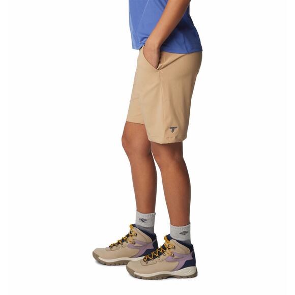 NWT COLUMBIA Titanium Women's Back Beauty Softshell Shorts Size 4 Canoe - Picture 2 of 10